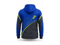 Track and Field Hoodie – Royal Blue, Charcoal and Yellow Custom Wholesale Teamwear