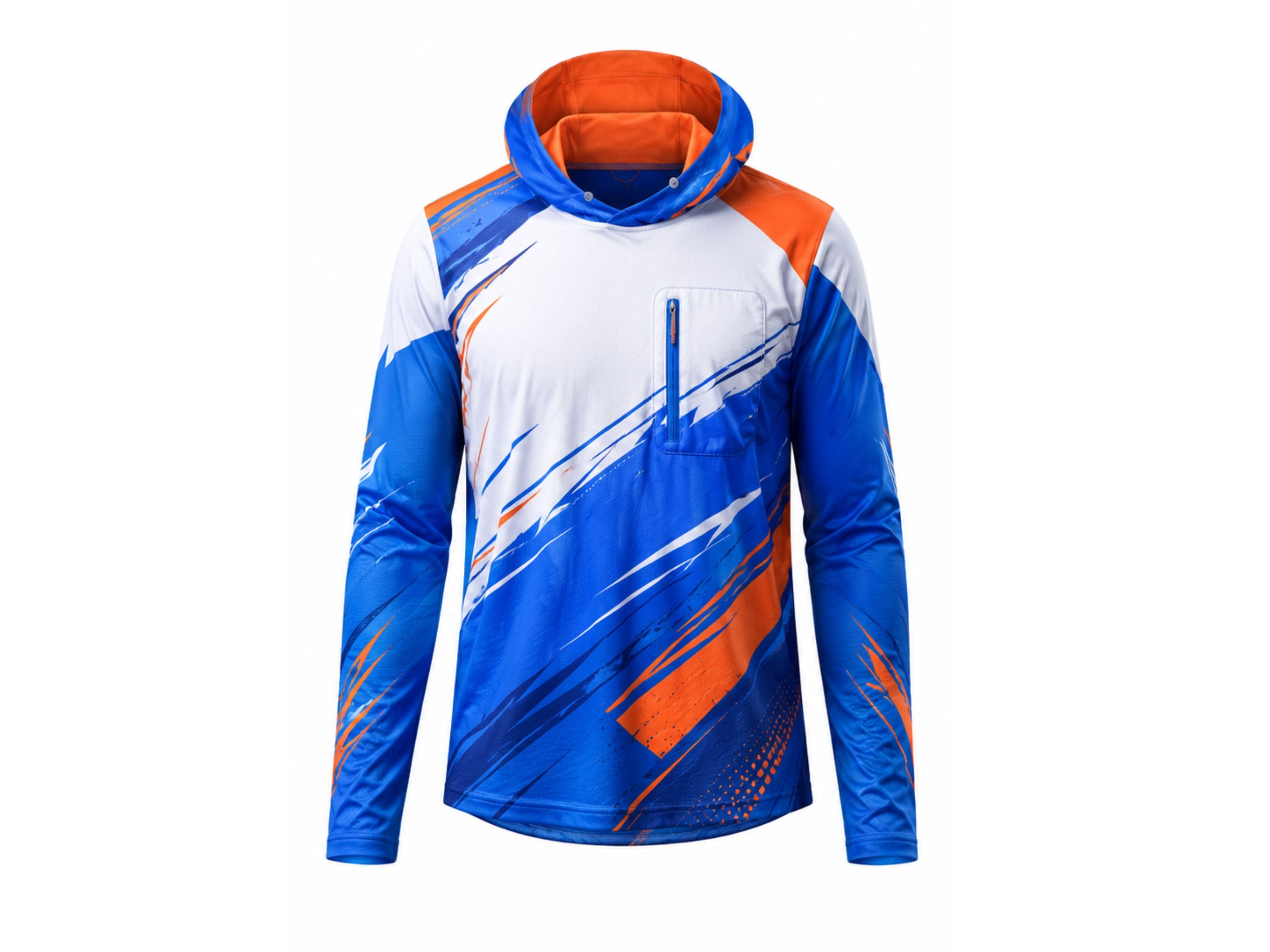 Custom Blue & Orange Climbing Jersey – Team Uniform Wholesale, Low MOQ, Personalized Name & Number