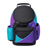 Custom Black Purple Disc Golf Backpack – Wholesale Tournament Bag