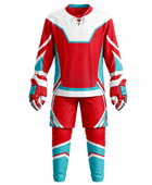 Red Custom Hockey Uniform – Wholesale Bulk Team Kit, Low MOQ, B2B Performance Apparel
