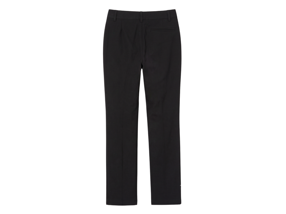 School Straight Fit Dress Pant Black | B2B Low MOQ Wholesale front design preview