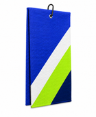 Custom Blue Lime Disc Golf Towel – Wholesale Clip-On Team Accessory