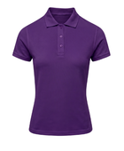 Women’s Painter Polo Shirt Purple B2B Custom Painter Workwear