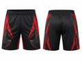 Black & Red Axe Throwing Shorts – Bulk Team Shorts, Low MOQ, Wholesale Performance Sportswear