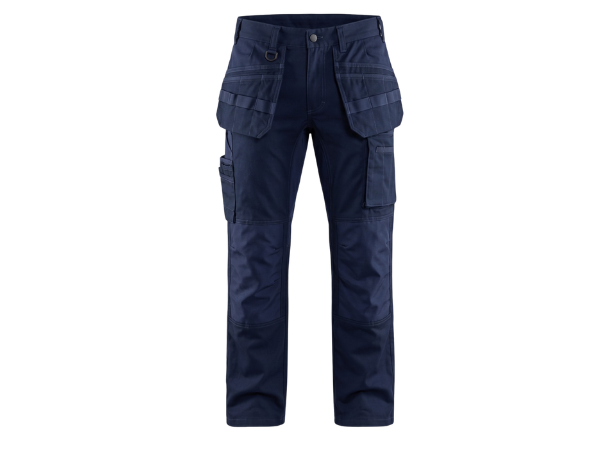 Stretch Trousers Navy Painter B2B Custom Workwear front design preview