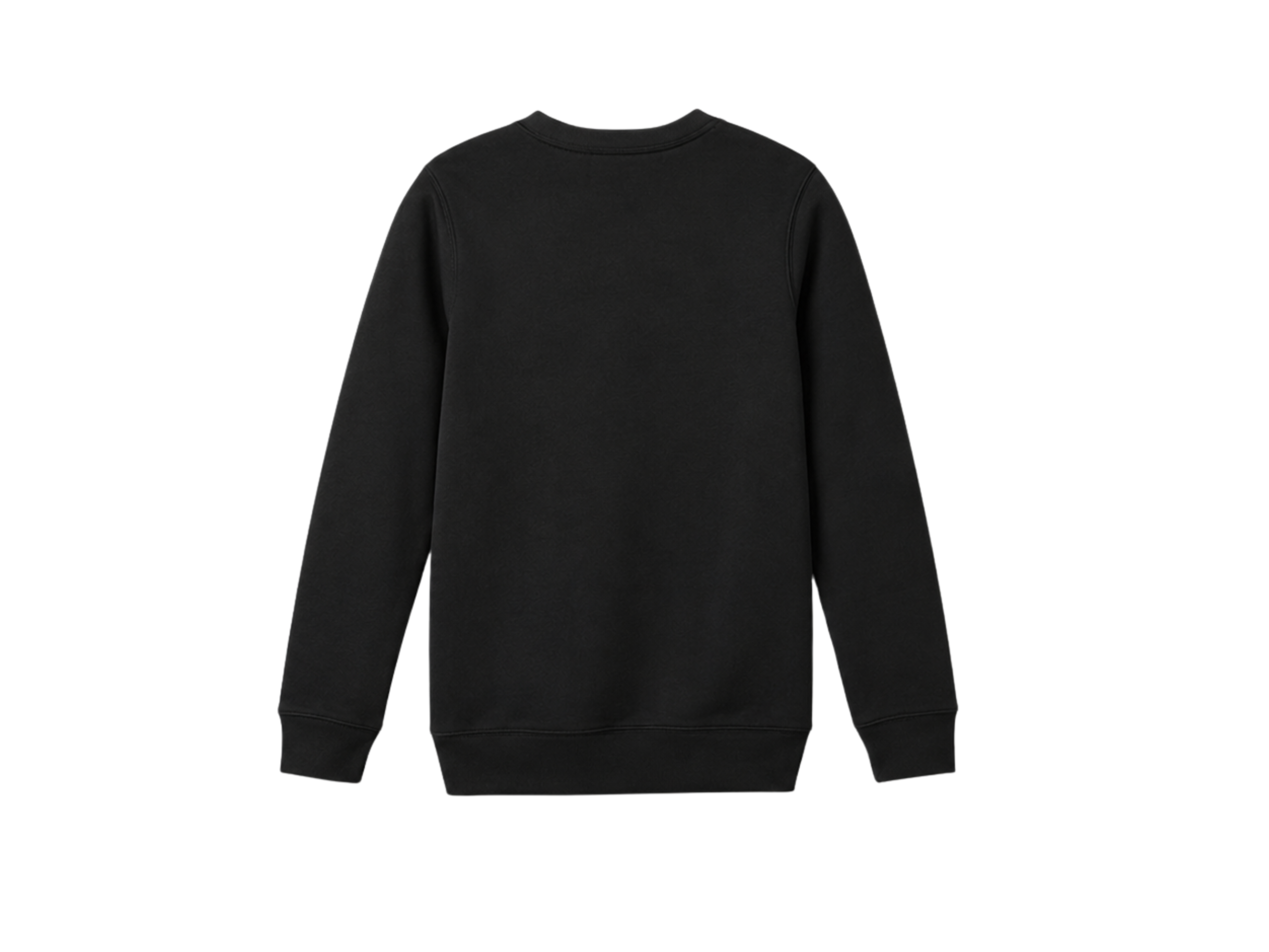 School Crewneck Sweatshirt Black | B2B Low MOQ Wholesale