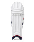 Custom White Navy Red Cricket Batting Pads – Wholesale Leg Guards