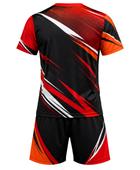 Custom ping pong Warm Up Set – Black Red Ping Pong Teamwear for Wholesale Buyers