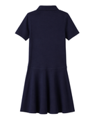 School Adaptive Short Sleeve Polo Dress Navy Blue | B2B Low MOQ Wholesale