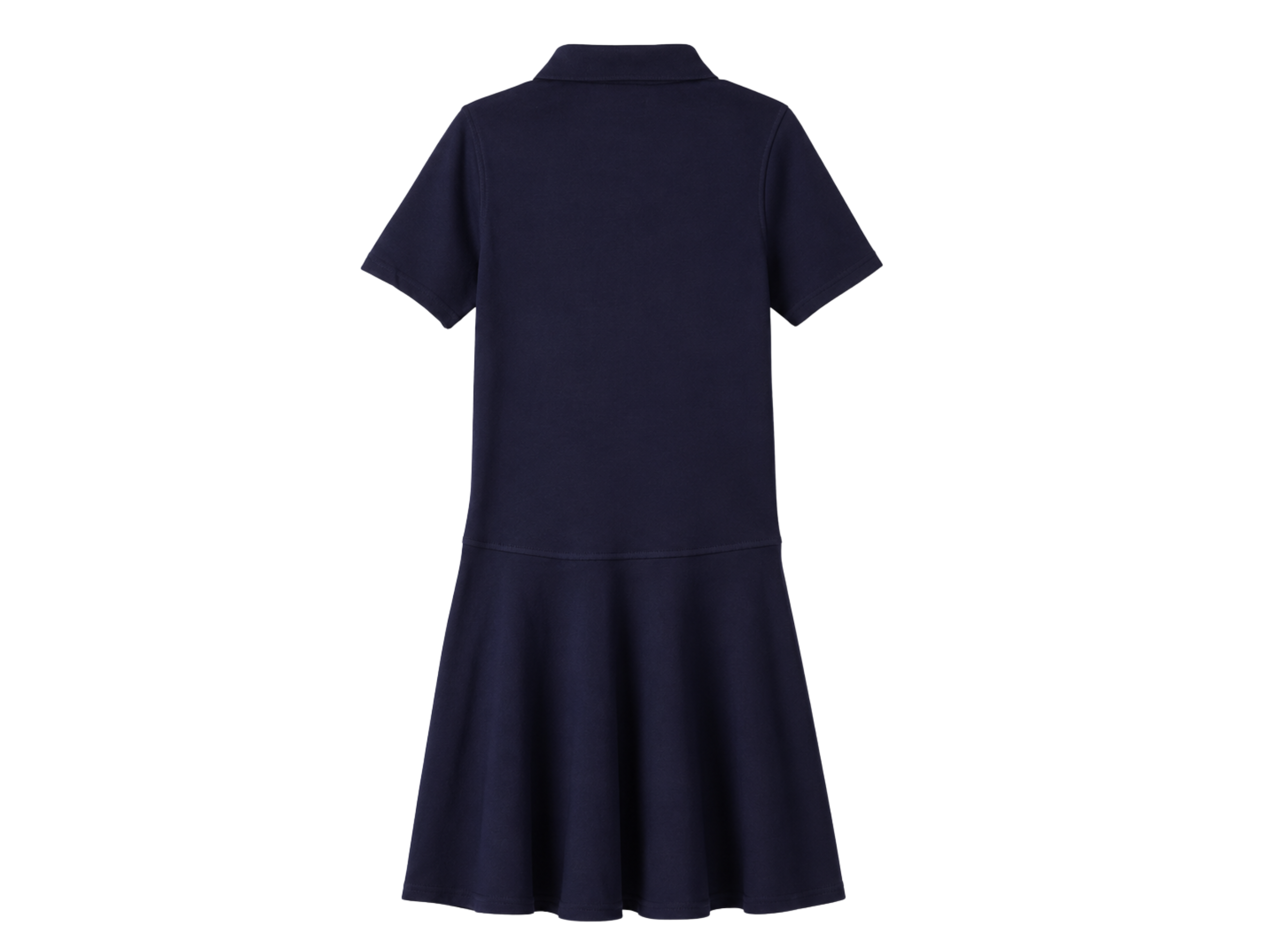 School Adaptive Short Sleeve Polo Dress Navy Blue | B2B Low MOQ Wholesale