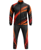 Custom Black Orange Squash Warm-Up Set – Team Tracksuit