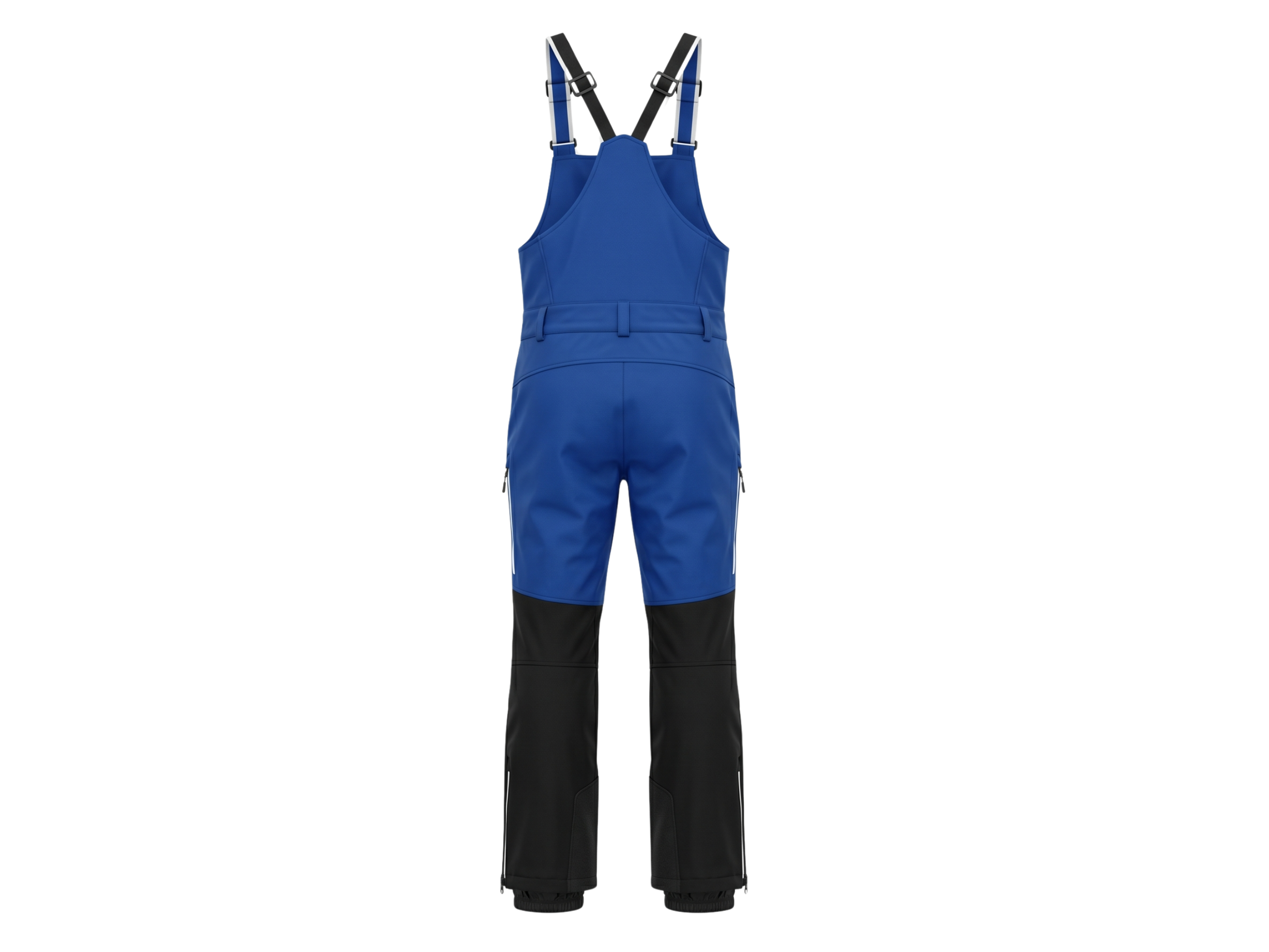 Custom Ski Wear Winter Bib Overall Blue/Black B2B Winter Manufacturer