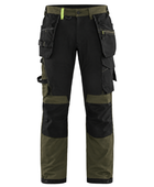 Trousers B2B Low MOQ Carpet Fitter Utility Trouser Black/Dark Olive Green Workwear