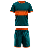 Green & Orange ESports Uniform – Team Gaming Performance Jersey & Shorts, Wholesale Bulk, Low MOQ