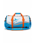 Custom Fishing Duffle Bag | Wholesale Fishing Gear Bag | White Orange Marlin | Apparels Bridge