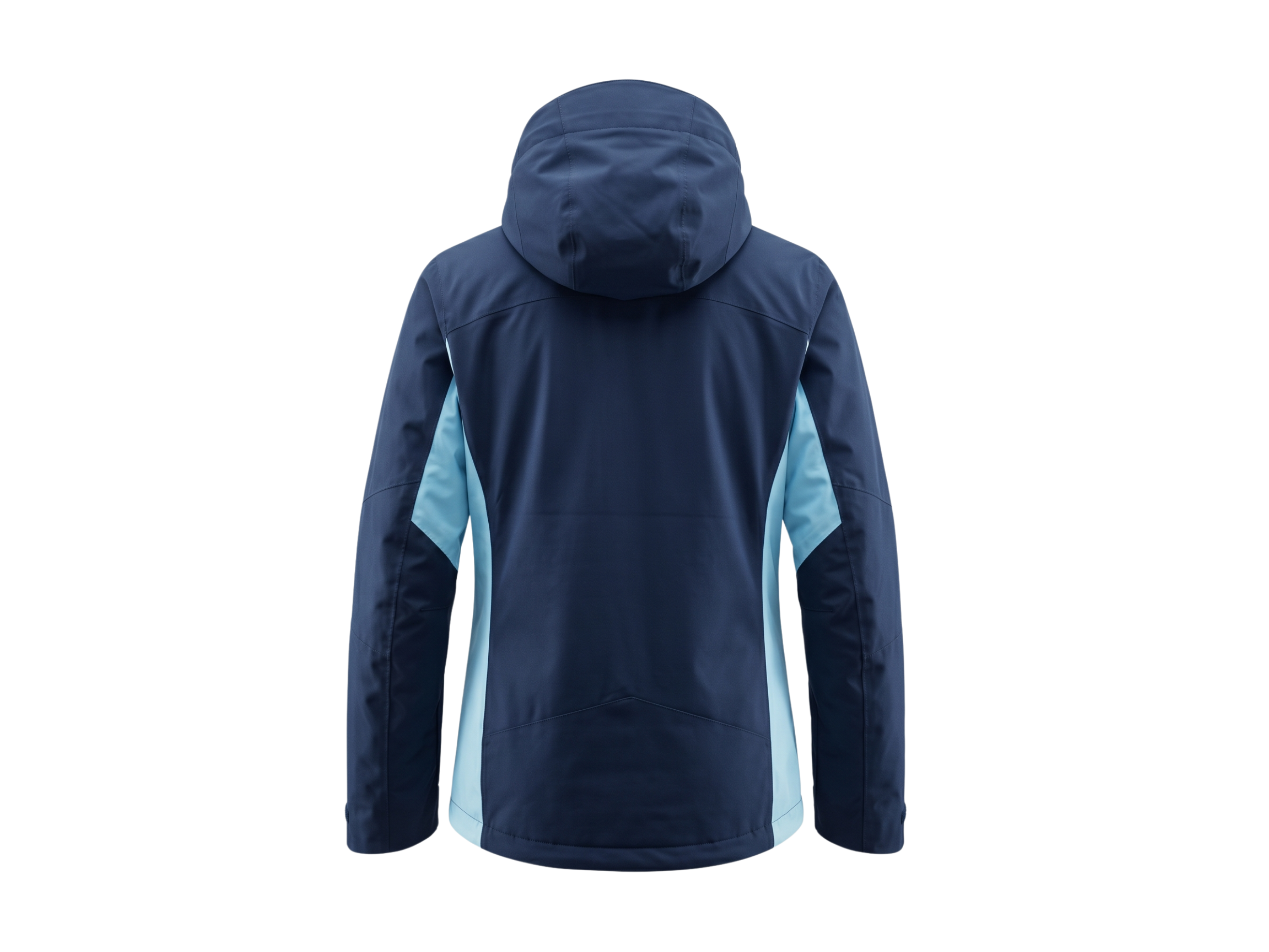 B2B Hooded Ski Wear Jacket Navy Blue Custom Winter Manufacturer