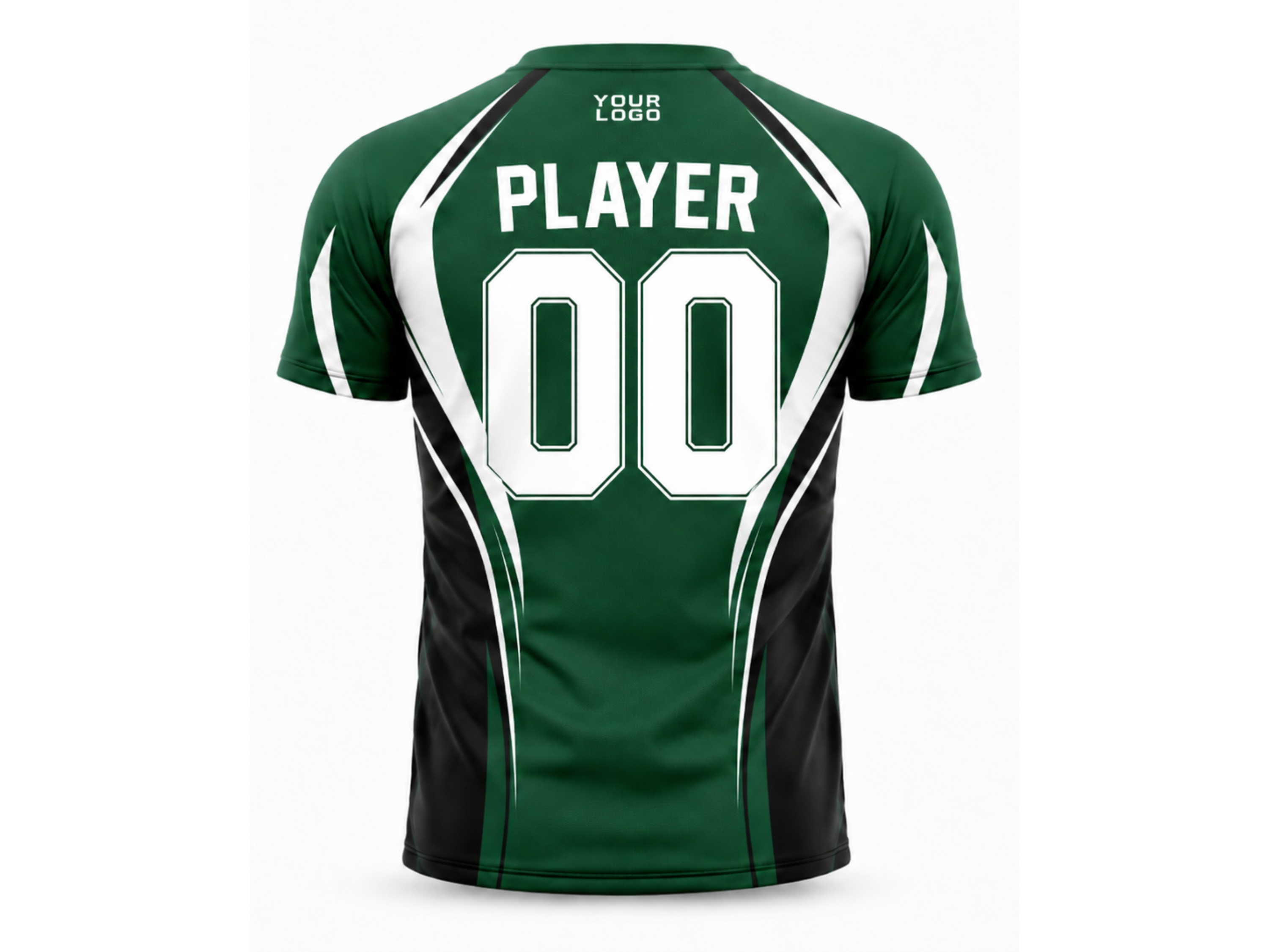Custom Green Rugby Fanwear Shirt | Wholesale Club Supporter Shirt for Bulk Orders