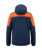 B2B Full-Zip Ski Jacket Winter Navy/Orange Custom Winter Jacket Manufacturer