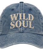 Custom Faded Blue Acid Wash Cap B2B