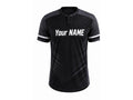 Training Lifestyle Jersey Black White – Custom Name – Performance Gym Wear – Unisex – Bulk Wholesale