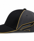 Custom Black Gold Baseball Cap | Wholesale Team Hat for Bulk Orders and Private Label
