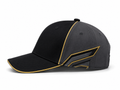 Custom Black Gold Baseball Cap | Wholesale Team Hat for Bulk Orders and Private Label