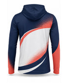 Custom Pickleball Hoodie | Wholesale Pickleball Team Hoodie | Navy Coral White | Apparels Bridge