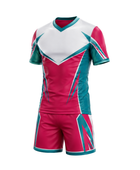 Pink Custom Rugby Uniform – Wholesale Bulk Team Kit, Low MOQ, B2B Performance Apparel
