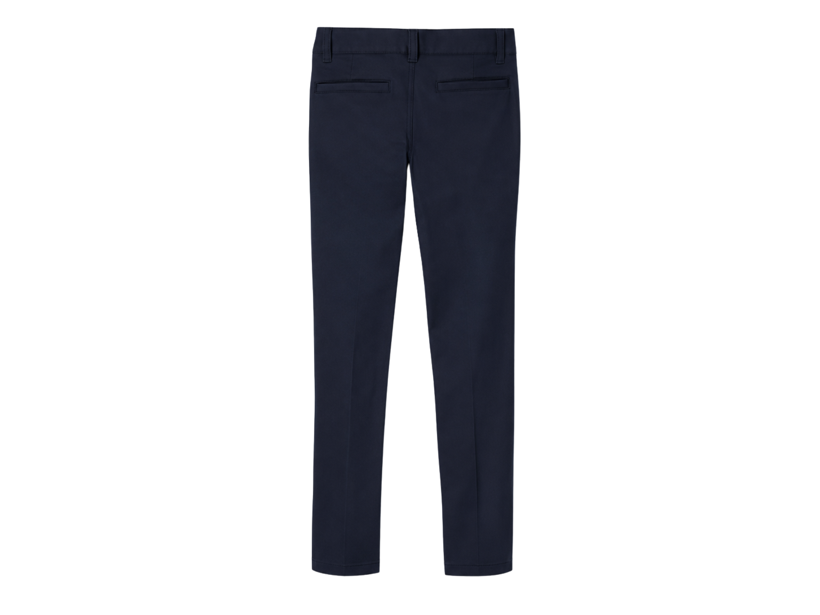 Girls Navy Blue Slim Fit School Uniform Pants B2B School Uniform Manufacturer