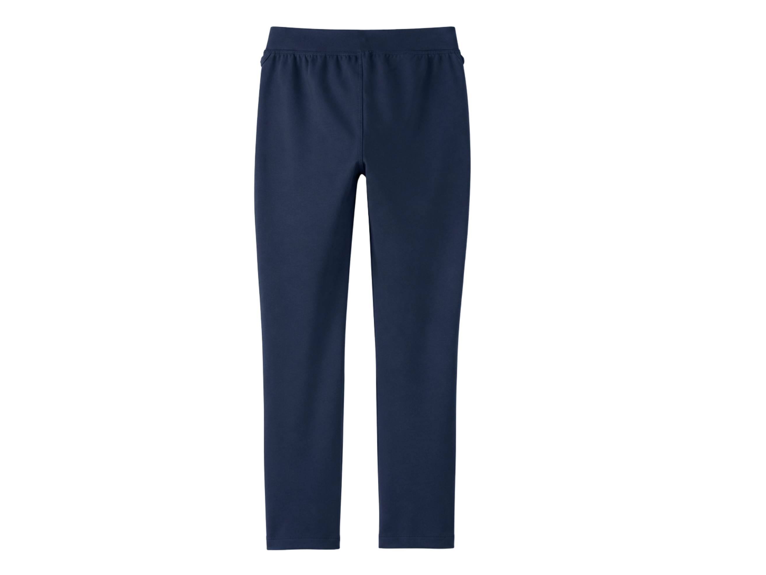 Custom Girls Navy Blue Skinny Cargo School Uniform Pants B2B