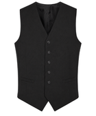 Formal Hospitality Waistcoat Black | B2B Low MOQ Hospitality Workwear Manufacturer