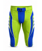 Custom Green Blue American Football Shorts | Wholesale Teamwear Shorts for Bulk Orders
