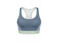 Grey & White Basketball Bra – Athletic Performance Bra, Wholesale Bulk, Low MOQ