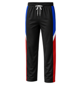 Custom Black Blue Soccer Pants | Wholesale Team Training Trousers for Bulk Orders