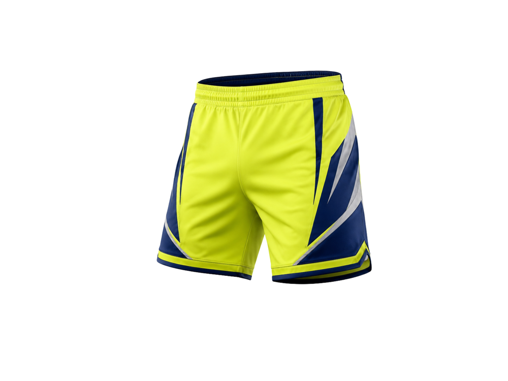 Yellow Custom Rugby Shorts – Wholesale Bulk Team Kit, Low MOQ, B2B Performance Apparel front design preview