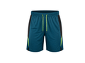 Teal & Black Ping Pong Shorts – Team Table Tennis Performance Wear, Wholesale Bulk, Low MOQ