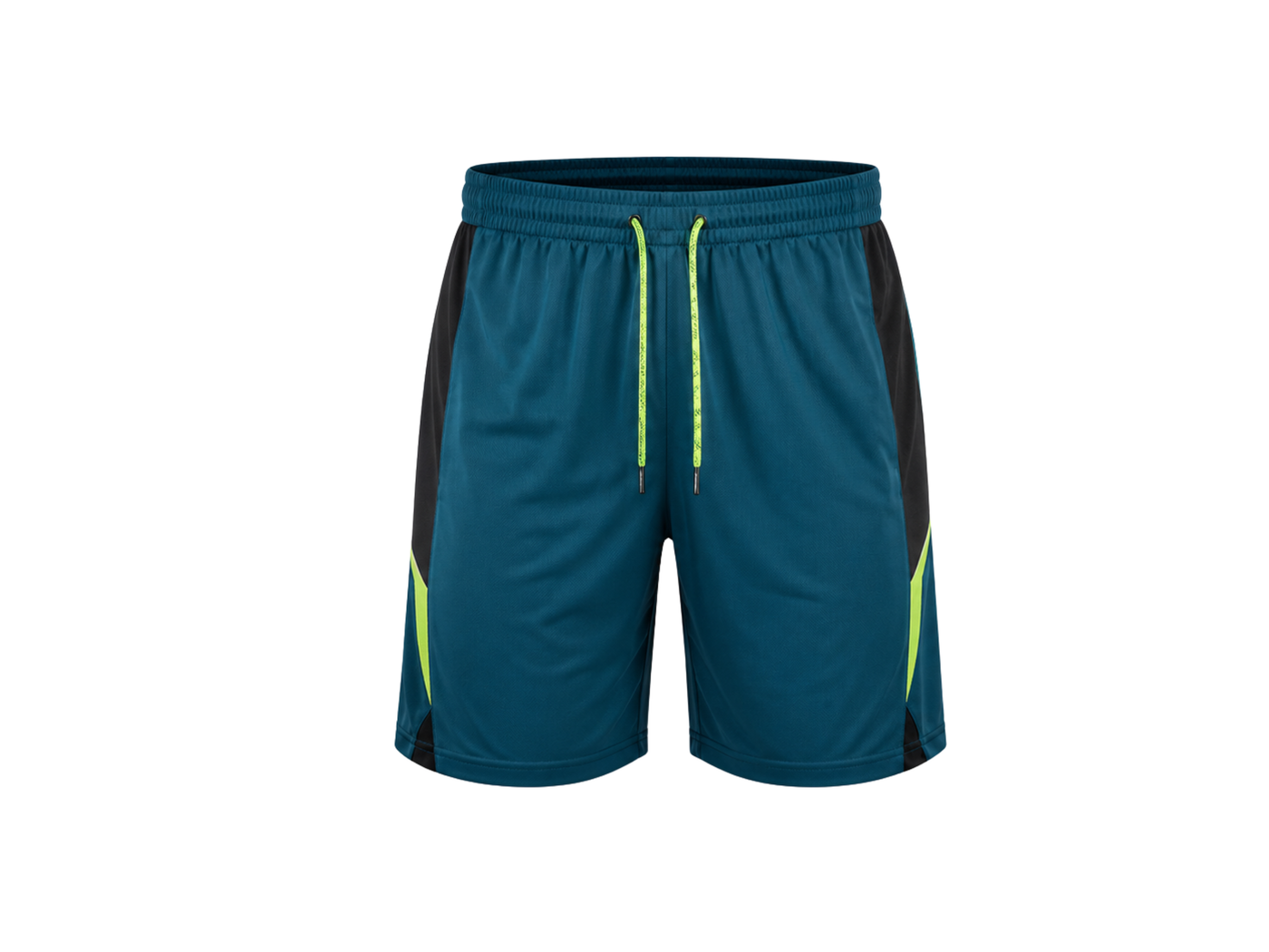 Teal & Black Ping Pong Shorts – Team Table Tennis Performance Wear, Wholesale Bulk, Low MOQ