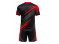 Red & Black Disc Golf Uniform – Team Jersey & Shorts, Wholesale Bulk, Low MOQ