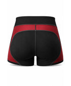 Black and Red Premium Powerlifting Shorts for Men – High-Performance Gym Wear, Wholesale Bulk, Low MOQ, Custom Sports Apparel