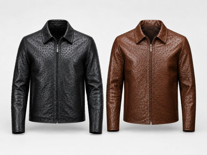 OStrich Leather jacket