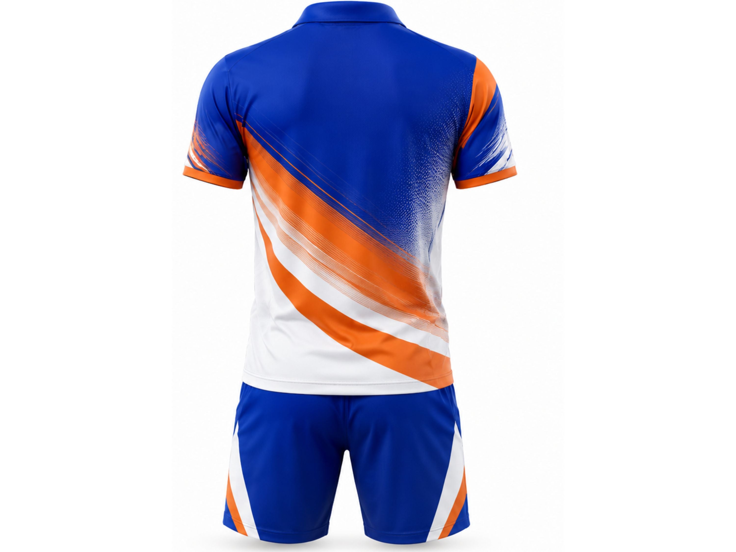 Blue & Orange Training Uniform – Bulk Performance Sportswear, Low MOQ, Wholesale Team Uniform
