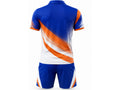 Blue & Orange Training Uniform – Bulk Performance Sportswear, Low MOQ, Wholesale Team Uniform
