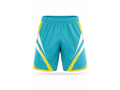 Custom Tennis Shorts – Teal & Yellow Performance Shorts, Wholesale Bulk, Low MOQ, Team Uniform
