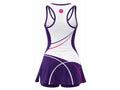 Custom Women's Pickleball Dress | Wholesale Pickleball Team Uniform Dress | White Purple Pink | Apparels Bridge