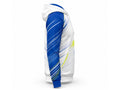 Custom White Blue Tennis Hoodie – Team Warm-Up Hoodie for Wholesale