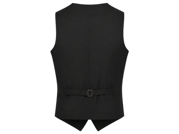 Formal Hospitality Waistcoat Black | B2B Low MOQ Hospitality Workwear Manufacturer