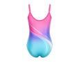 Custom Training Gymnastics Leotard | Wholesale Gym Team Leotard | Pink Blue Purple Gradient | Apparels Bridge