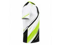 Custom White Sublimated Tennis Shirt – Black Lime Team Jersey
