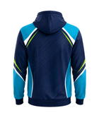Custom Navy Volleyball Hoodie – Teal Team Pullover Hoodie for Wholesale