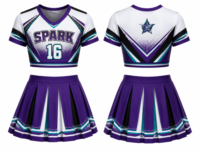 CUSTOM CHEER UNIFORM SET